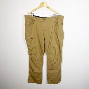 BRUNT The Torra Work Pant Mens 44x31 Tan Stretch Utility Construction Canvas